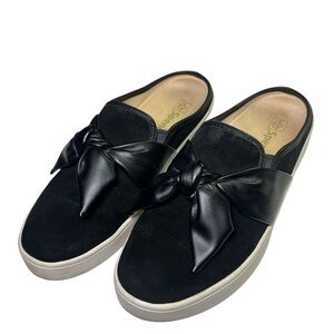 Spenco Women's 9 Black Slip-On Shoes with Bow